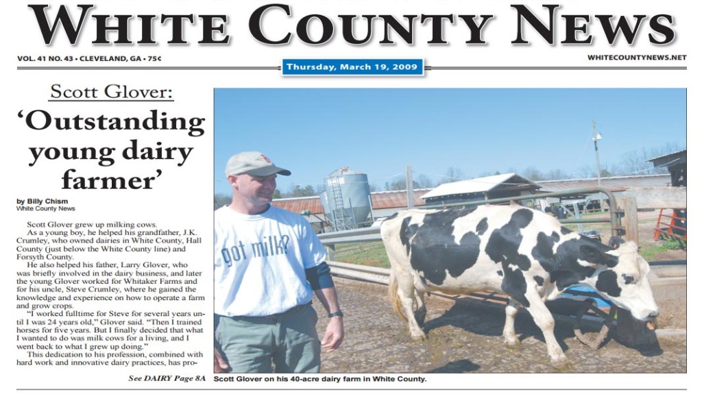 Outstanding young dairy farmer